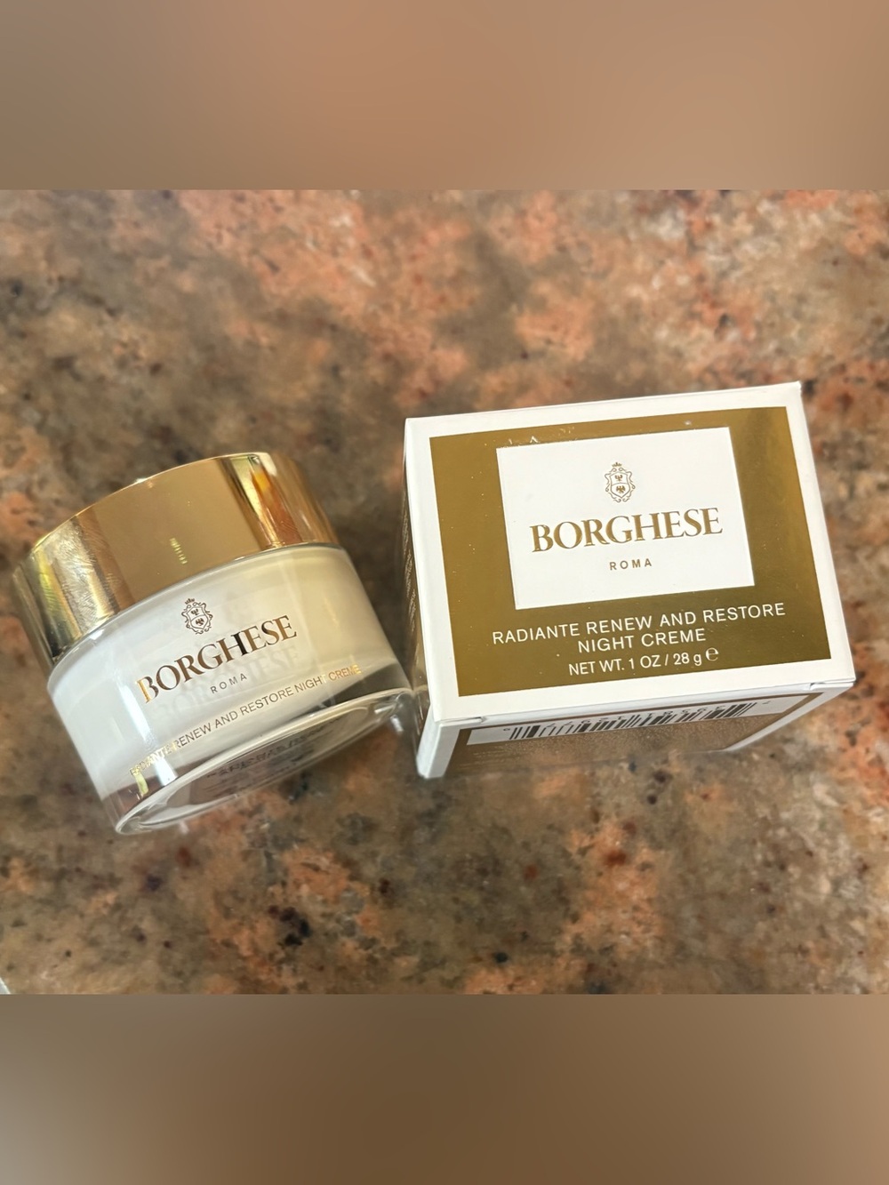 Borghese Radiante and Renew Night Cream 1oz